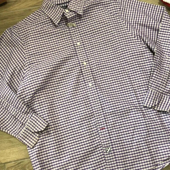 Daniel Cremieux classics long sleeve button front Shirt men's large - Picture 1 of 5